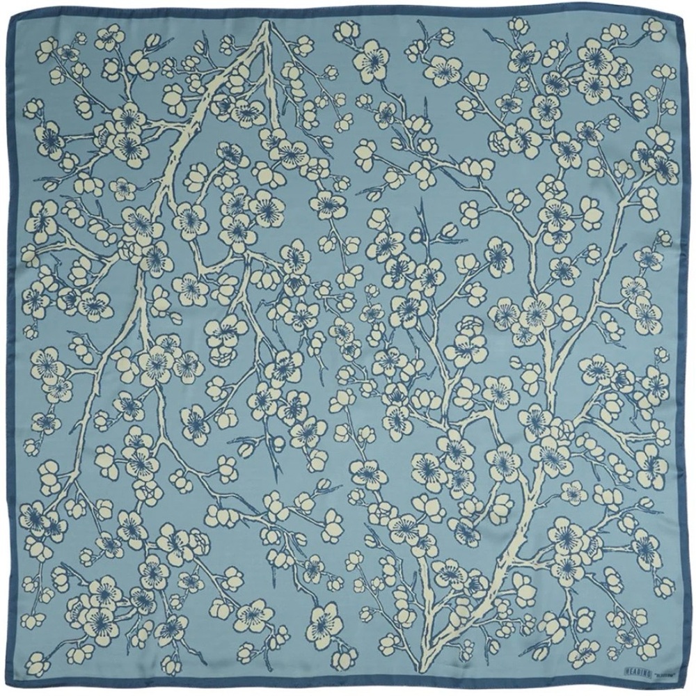 Heading Prints Blossom Silky Scarf